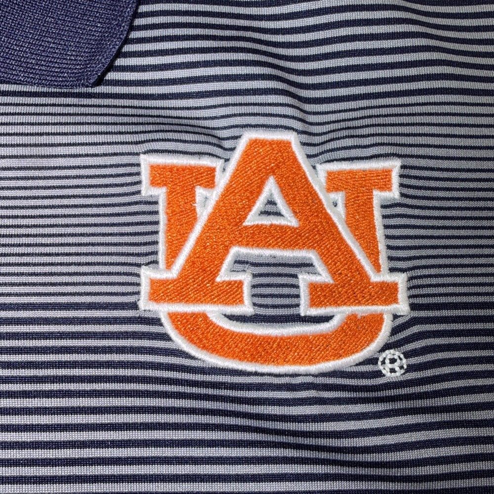 Rivalry Threads Auburn University Embroidered Golf Polo Performance 2X Active - Picture 3 of 10